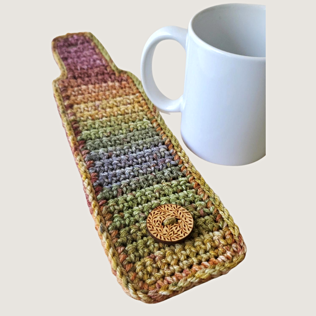Fall Coffee Mug Cozy Sleeve, Autumn Sweater Wrap, Pumpkin Spice Inspired and Thanksgiving Cup Cover