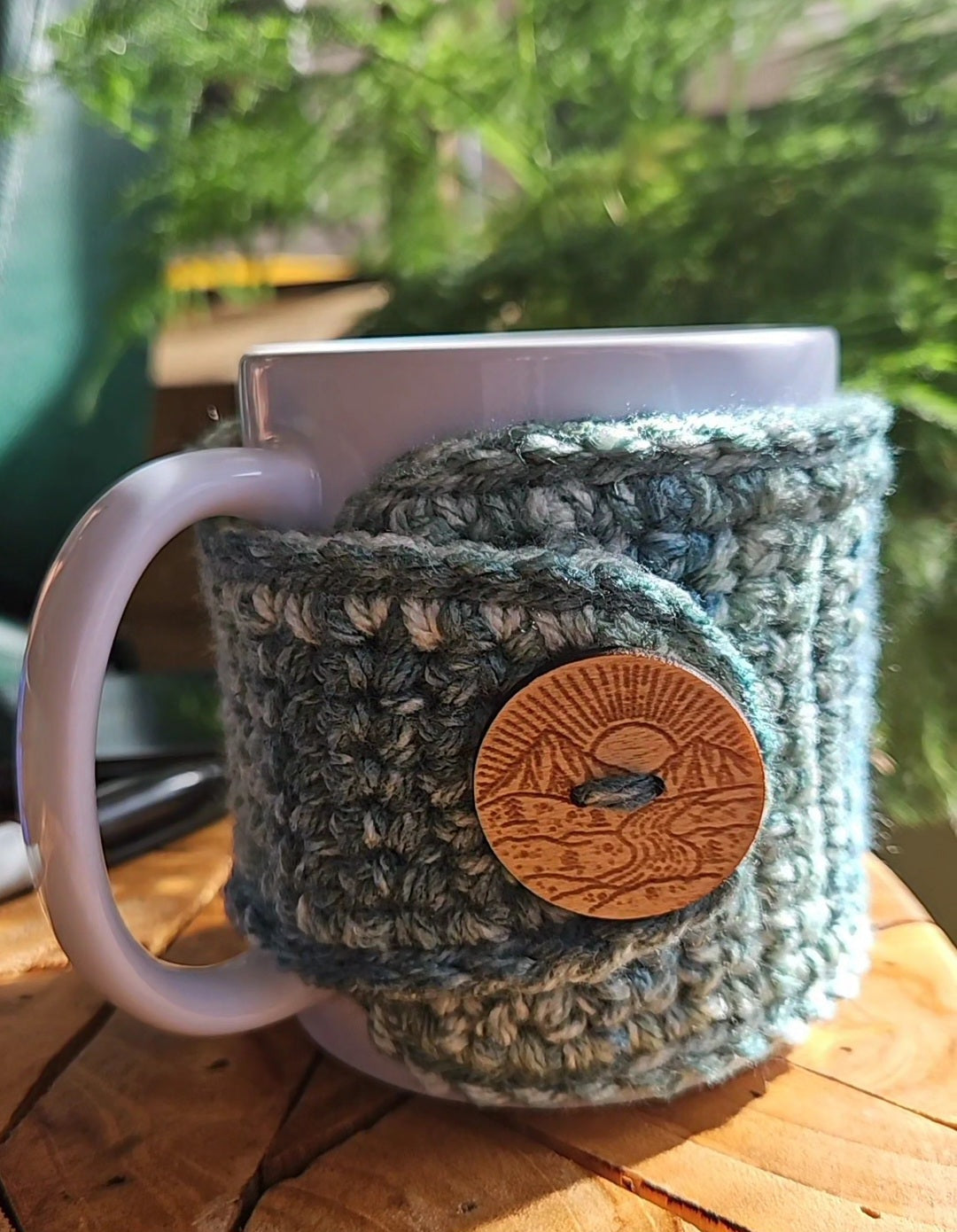 Mint Tea Mug Cozy Sleeve