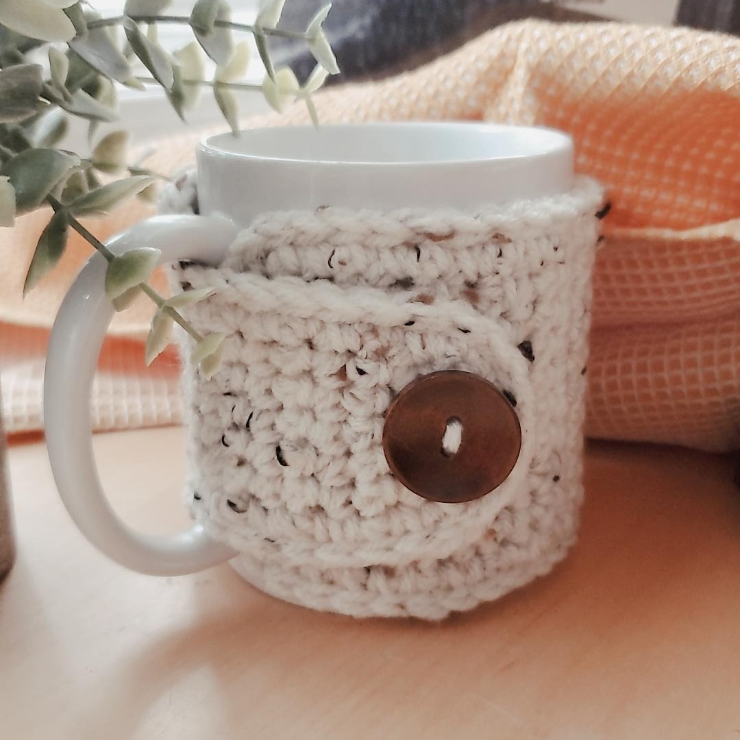 Oatmeal Coffee Cozy Sleeve for Mug for Mom