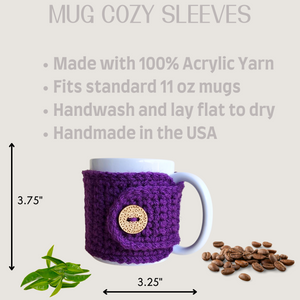 Purple Coffee Cozy Sleeve