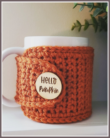 Hello Pumpkin Mug Cozy