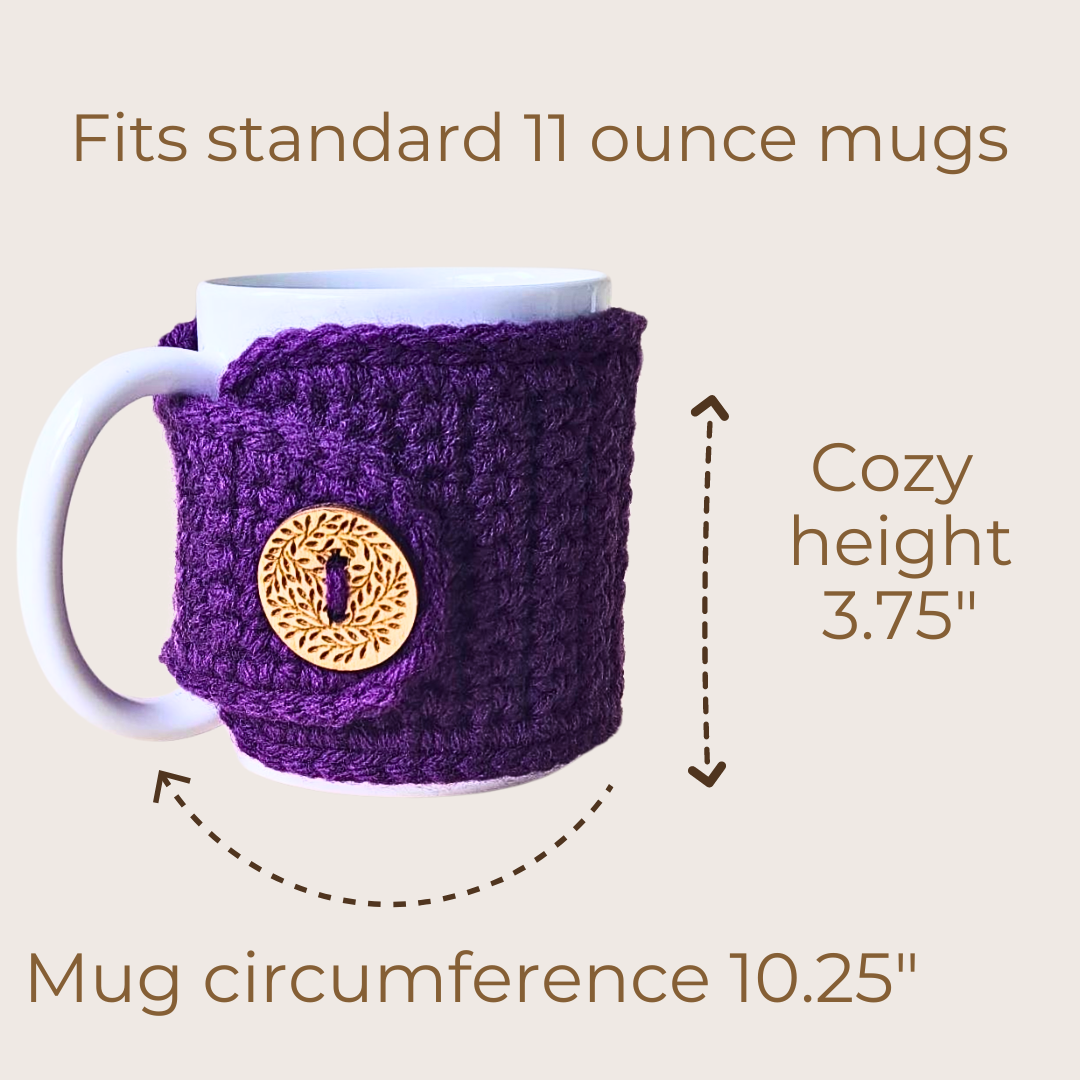 Purple Coffee Cozy Sleeve