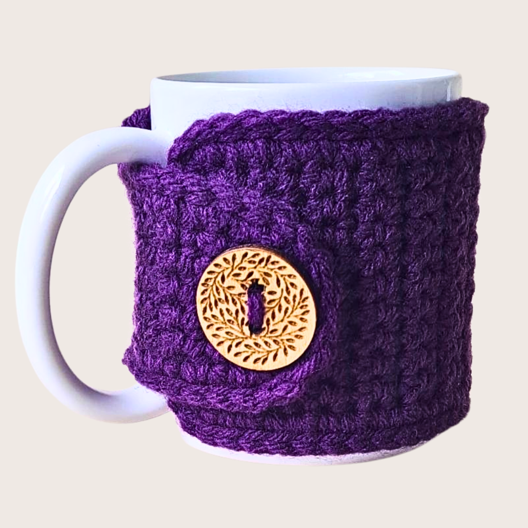 Purple Coffee Cozy Sleeve