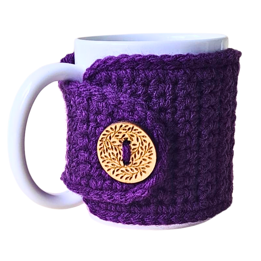 Purple Coffee Cozy Sleeve