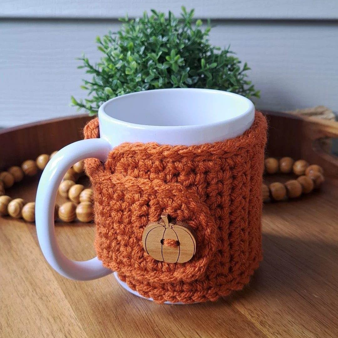 Autumn Mug and Cup Covers  (2 Pack Cozy Set)