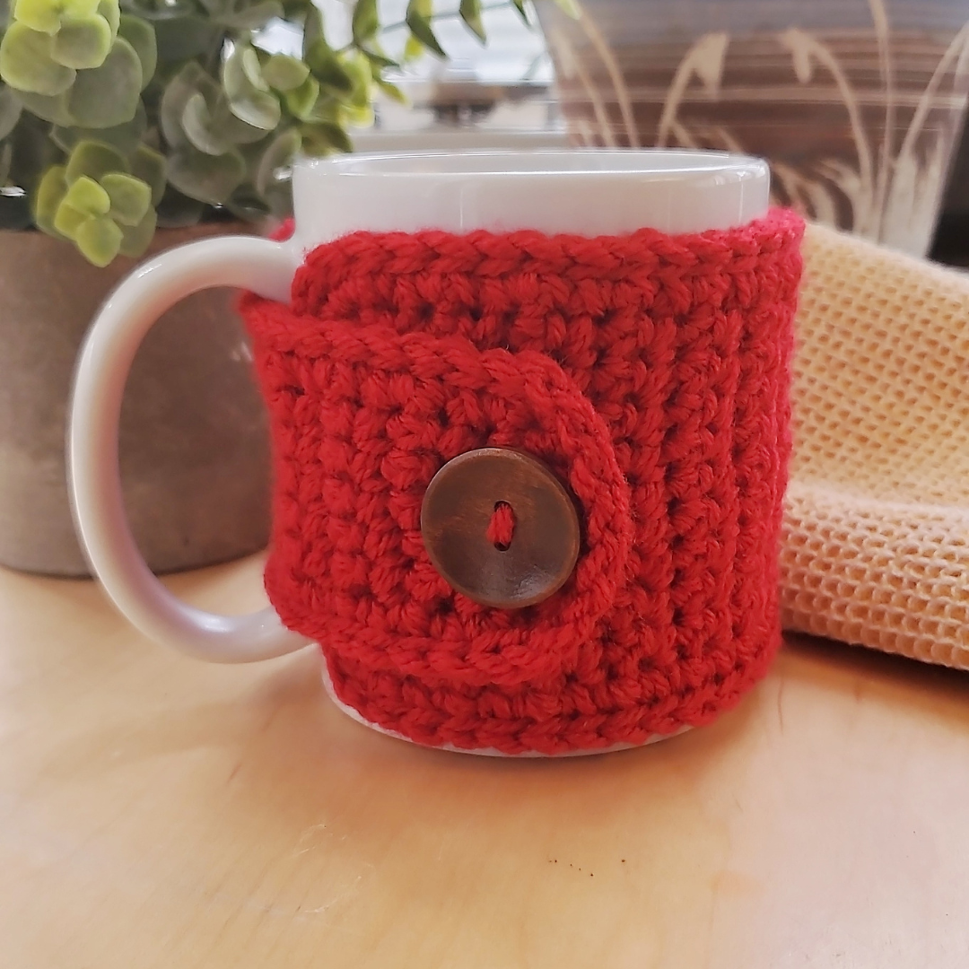 Red Coffee Cozy Sleeve for Mom