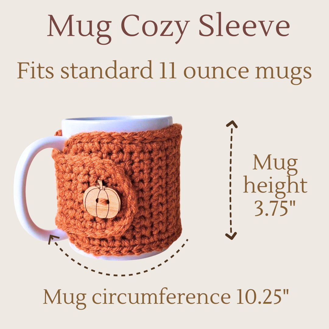 Autumn Mug and Cup Covers  (2 Pack Cozy Set)