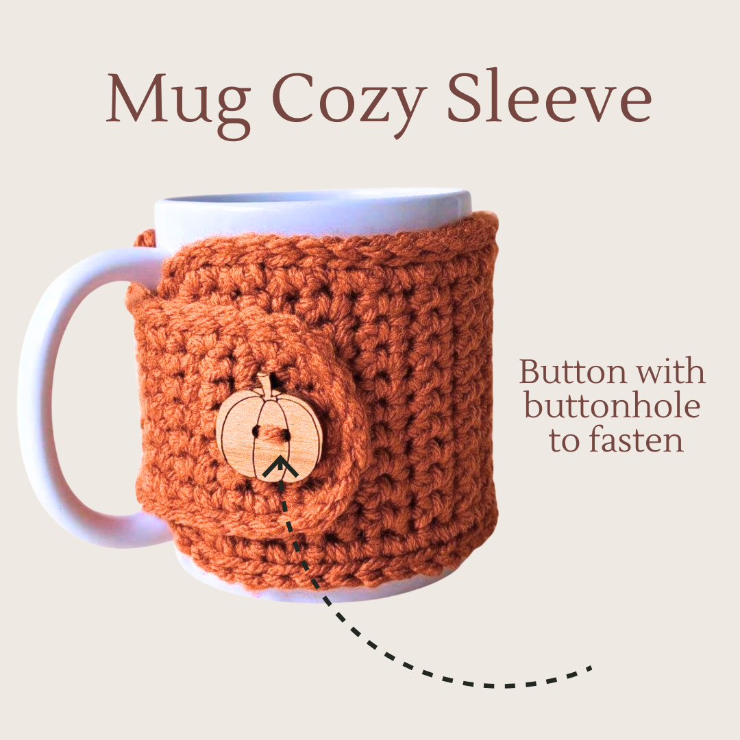 Autumn Mug and Cup Covers  (2 Pack Cozy Set)