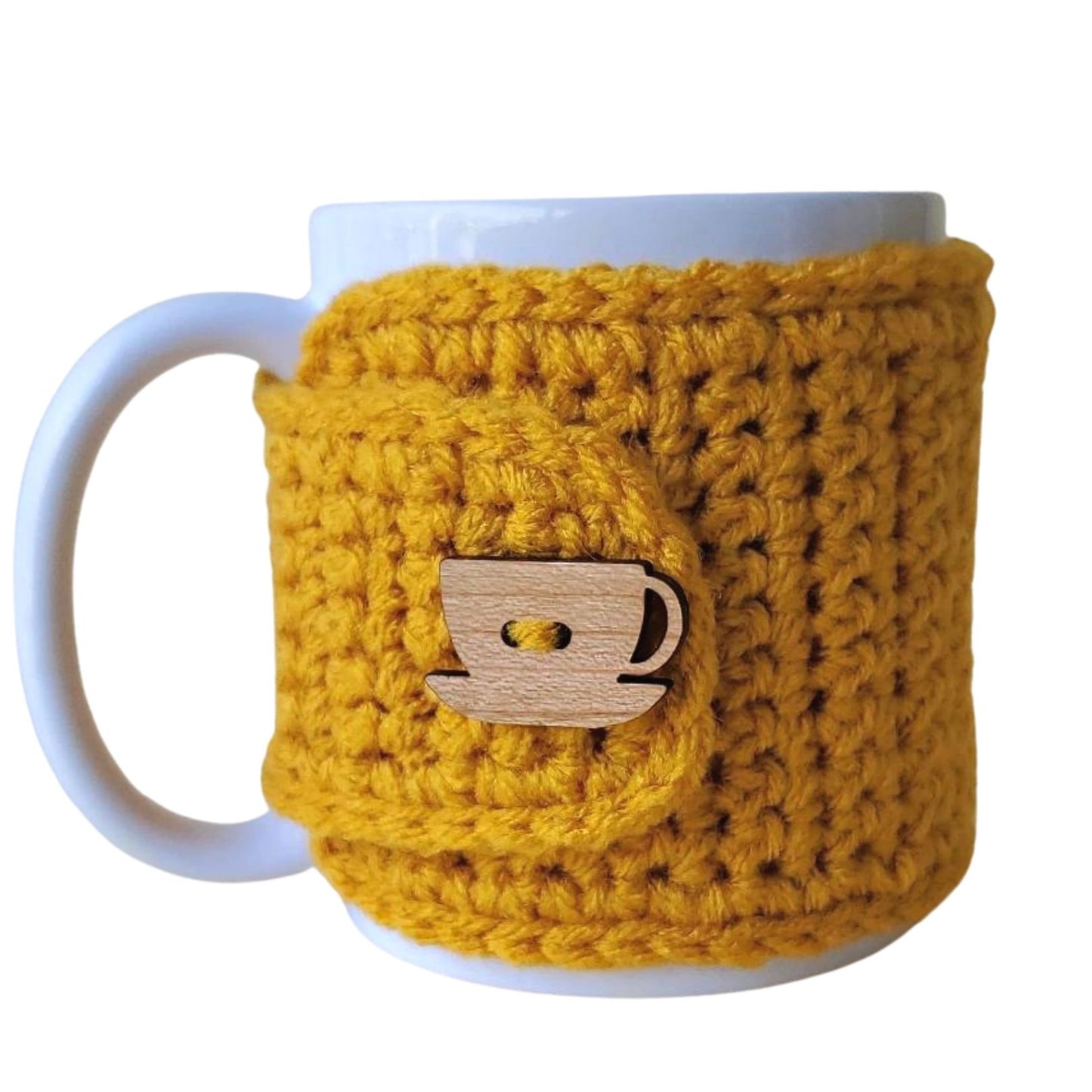 Coffee Cozy Sleeve in Gold