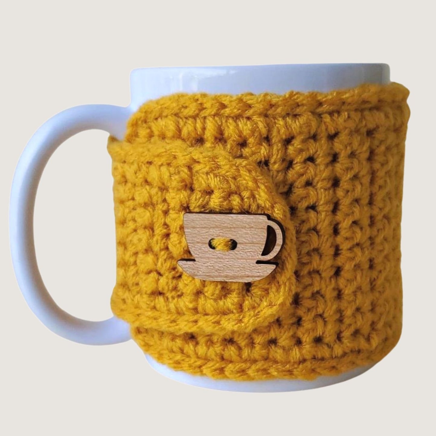 Coffee Cozy Sleeve in Gold