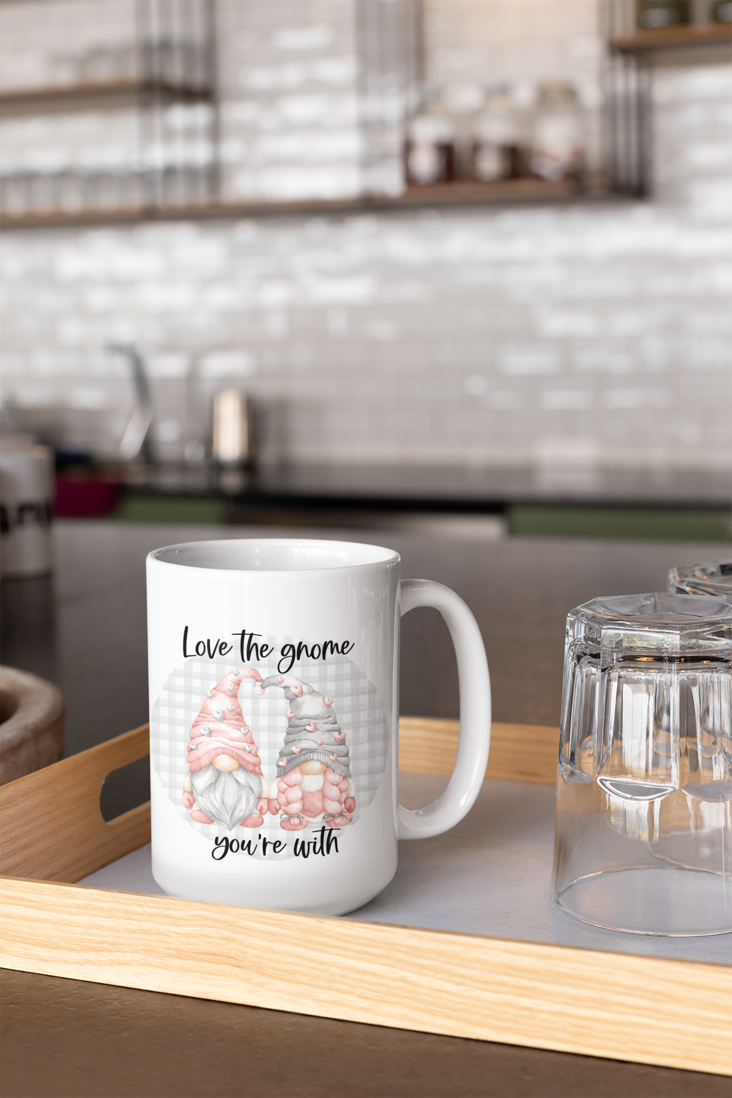 Love The One You're With Gnome Mug