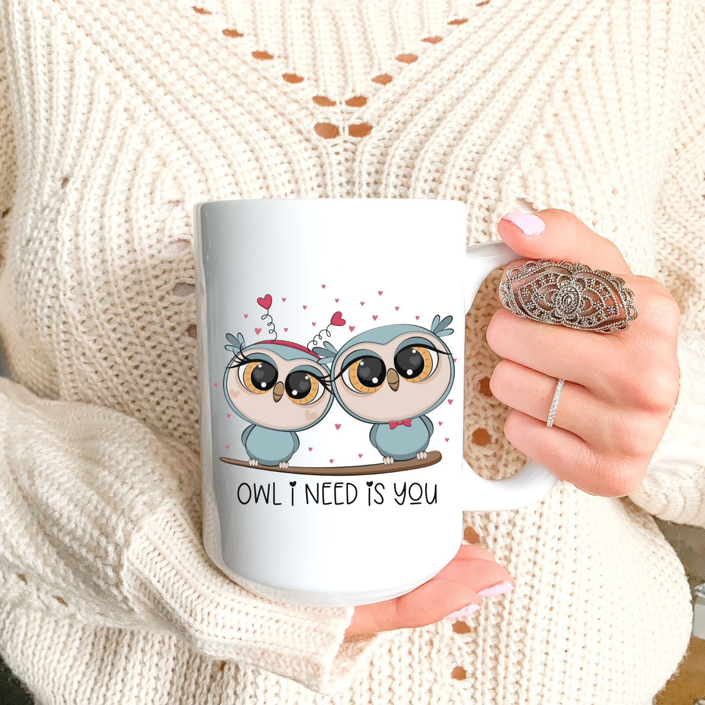 Owl I Need Is You Mug