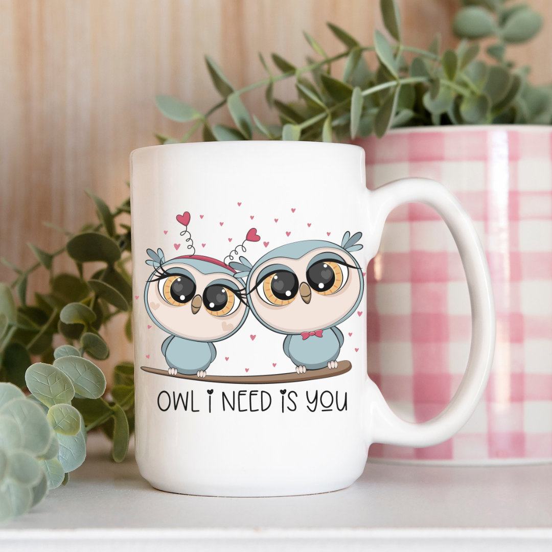 Owl I Need Is You Mug