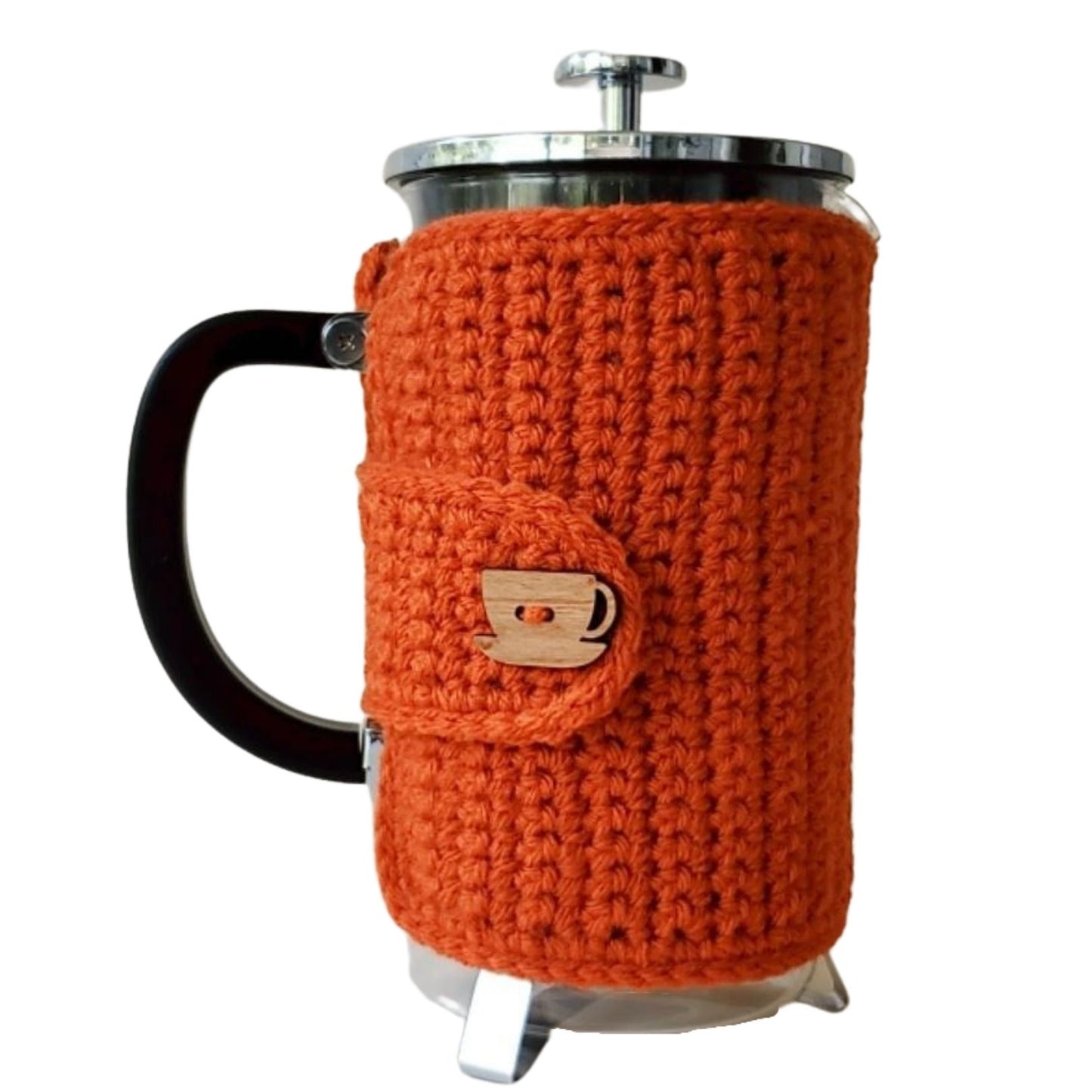 Pumpkin French Press Cozie