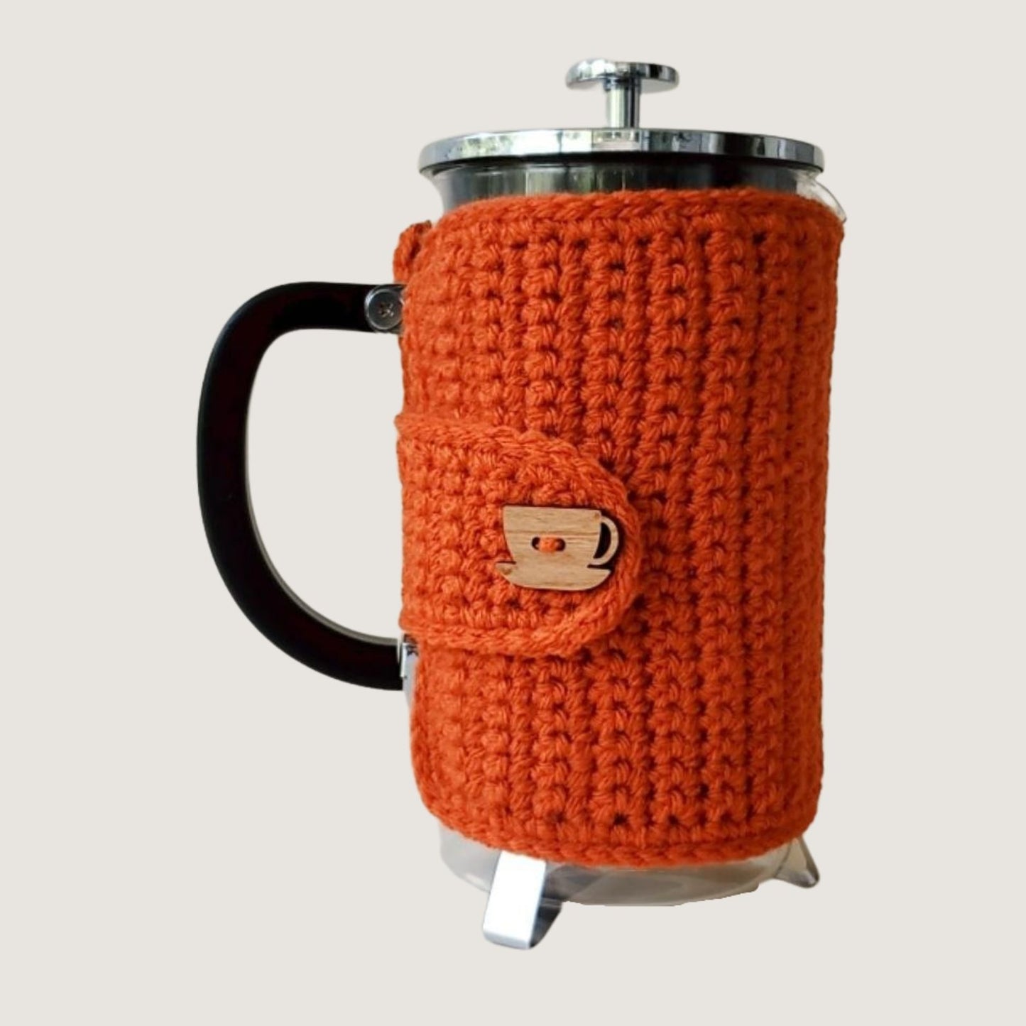 Pumpkin French Press Cozie