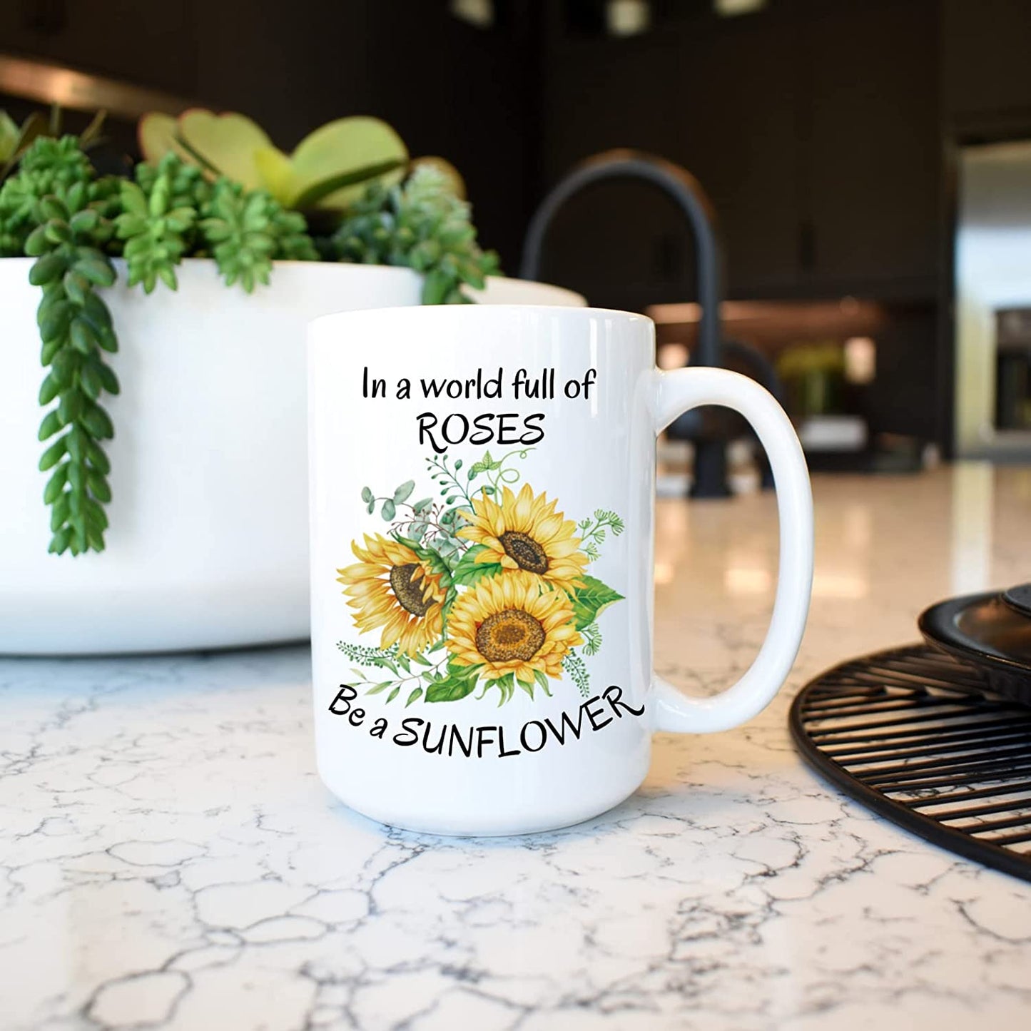 Fall Mug | Be A Sunflower Coffee Cup